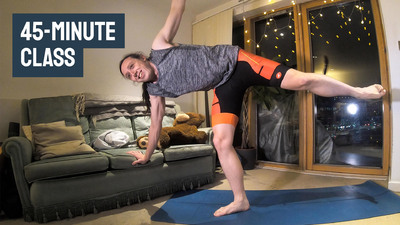 Balance yoga class