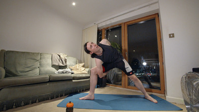 Bird of paradise yoga class