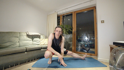 Folds yoga class