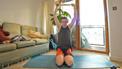 Swim yoga class